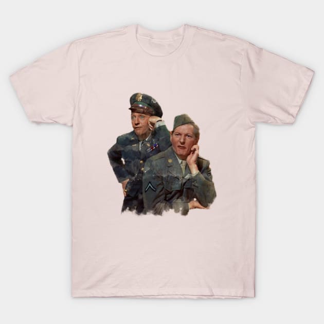 Wallace & Davis (White Christmas) T-Shirt by classicmovieart